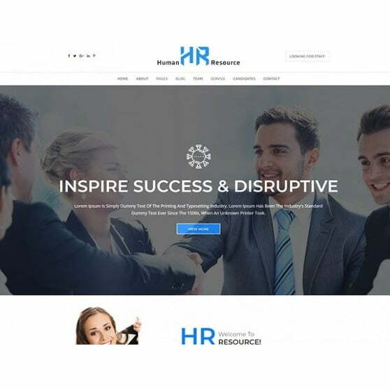 Human Resource – HTML Template